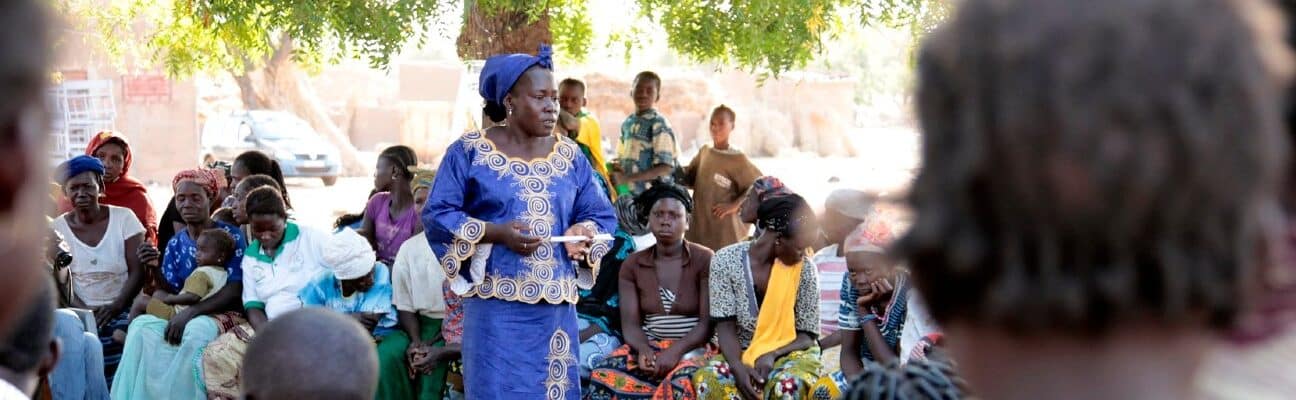 "Speaking out: Peer educators advocate for an end to FGM/C" by DFID - UK Department for International Development is licensed under CC BY 2.0