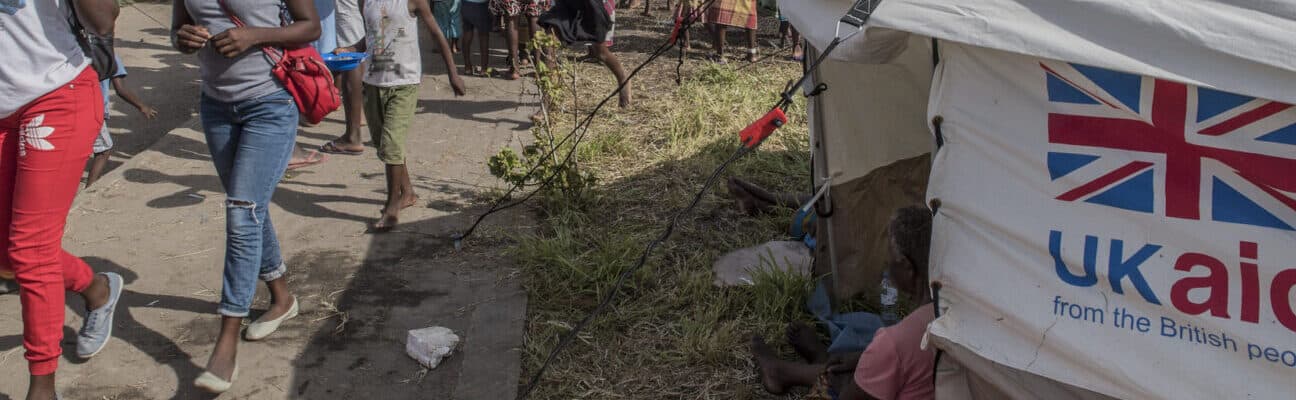 UK Aid Tent