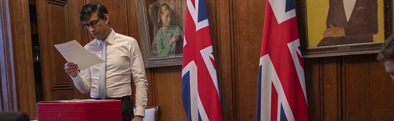 The Chancellor Rishi Sunak works on his Spending Review speech with members of his team in his offices in 11 Downing Street