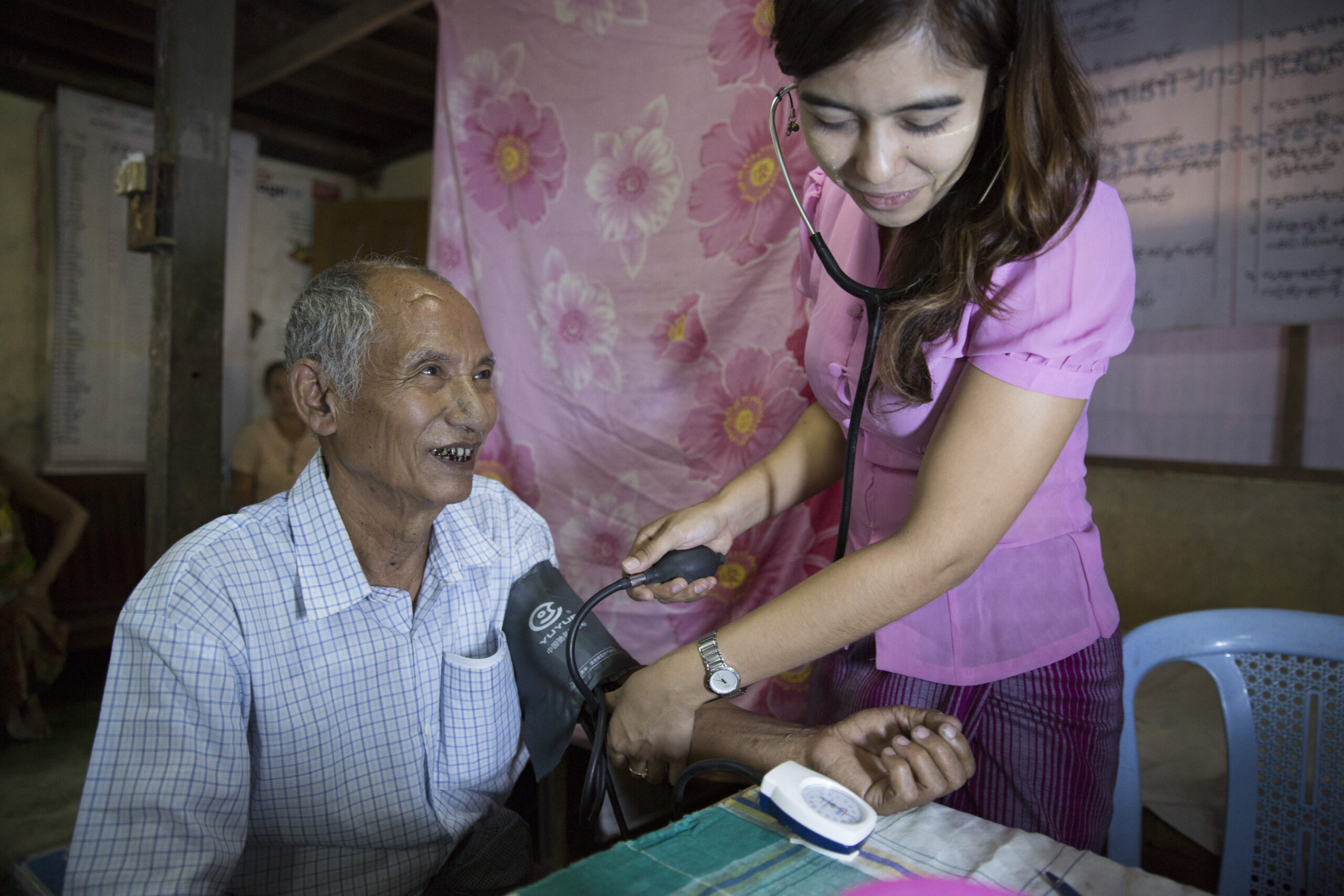 Age International Dr Joy at clinic