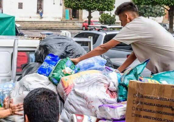 Humanitarian aid after Fuego volcano eruption, Antigua, Guatemala