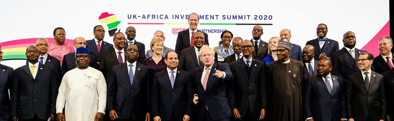 Leaders, country representative and key speakers at the UK-Africa Investment Summit