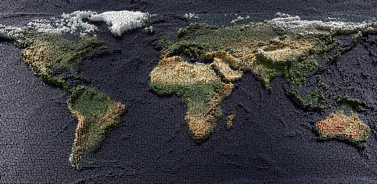 Blocky Earth image