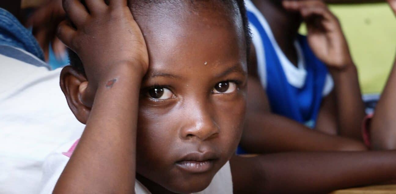 Children at school in Kampala, Uganda