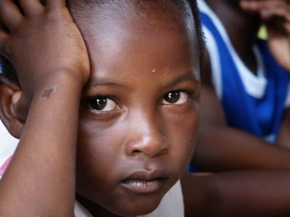 Children at school in Kampala, Uganda