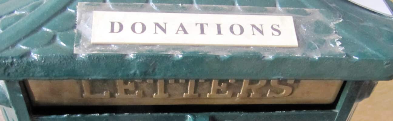 Donations box