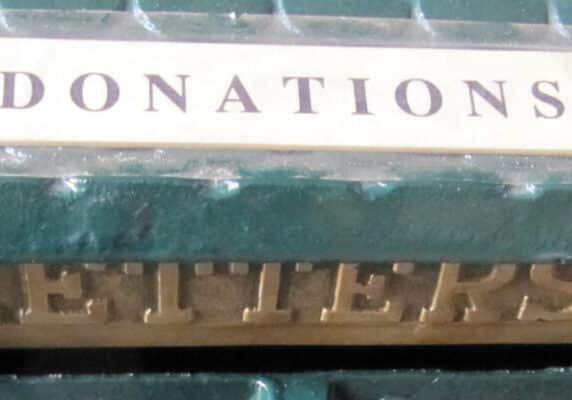 Donations box