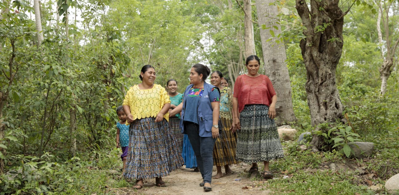 Group of rural women in Guatemala