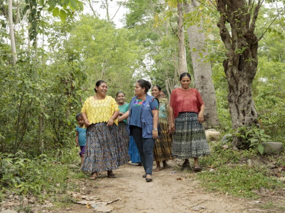 Group of rural women in Guatemala