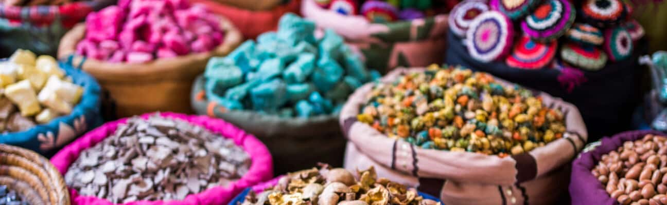 Incense for sale in a market place