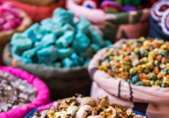 Incense for sale in a market place