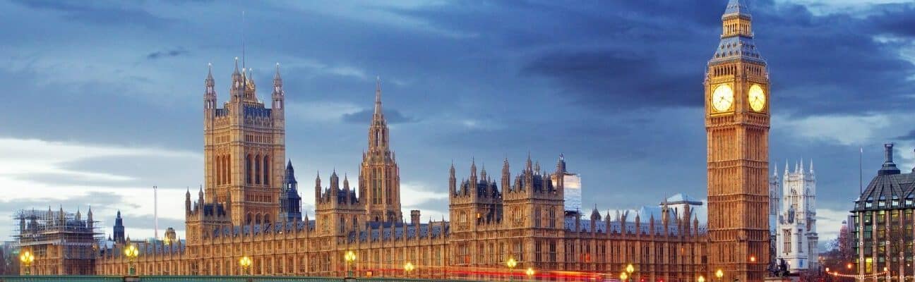 Parliament buildings, London