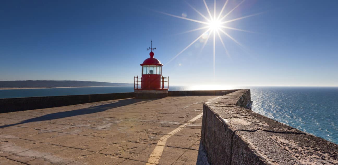 Lighthouse on a sunny day