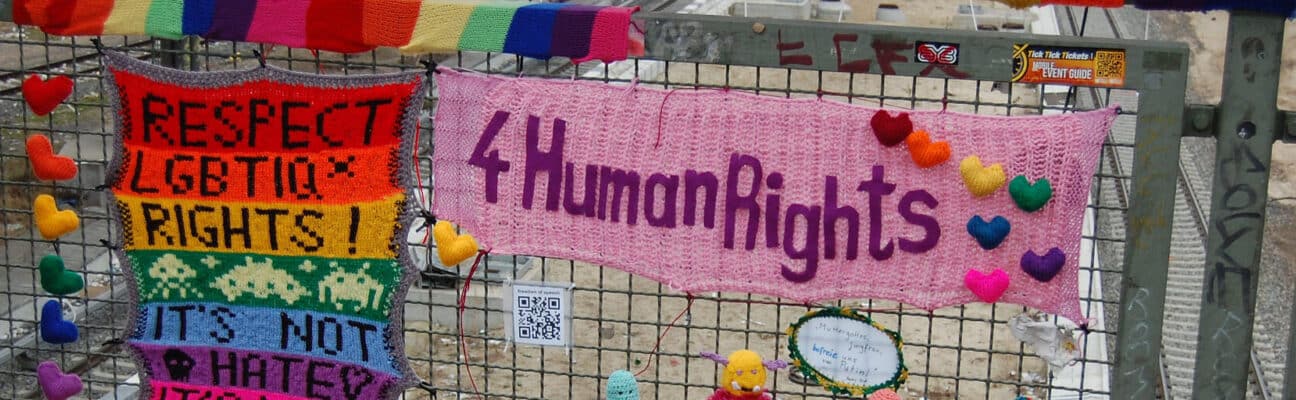 LGBT rights knitting