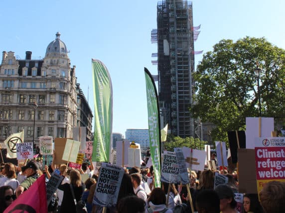 Climate march in London