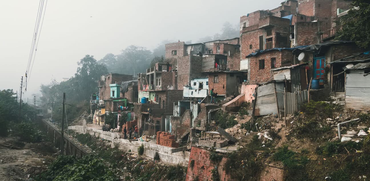 Slum Quater in Haridwar- India