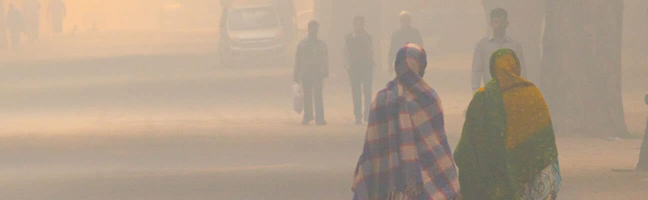 Air pollution in New Delhi, India