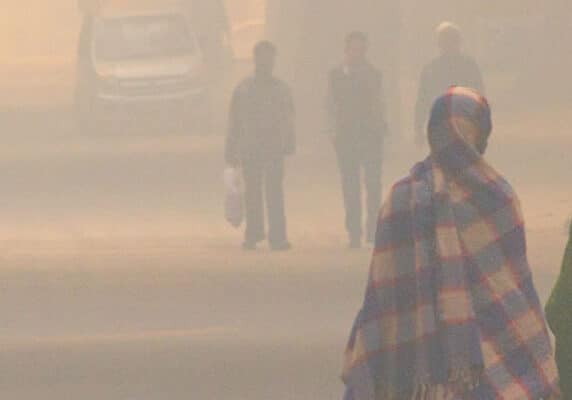 Air pollution in New Delhi, India