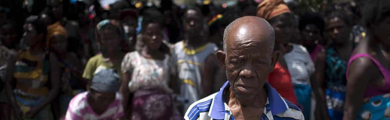 Elderly people in Mozambique