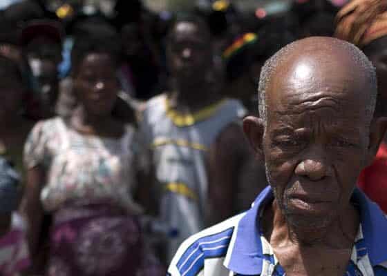 Elderly people in Mozambique