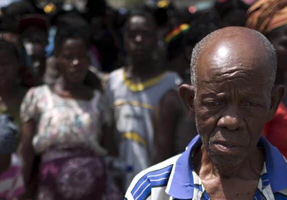 Elderly people in Mozambique