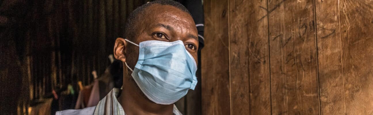 Patrick Malachi - a community healthworker at Kibera Amref Health Centre. Photo by Brian Otieno/storitellah.com