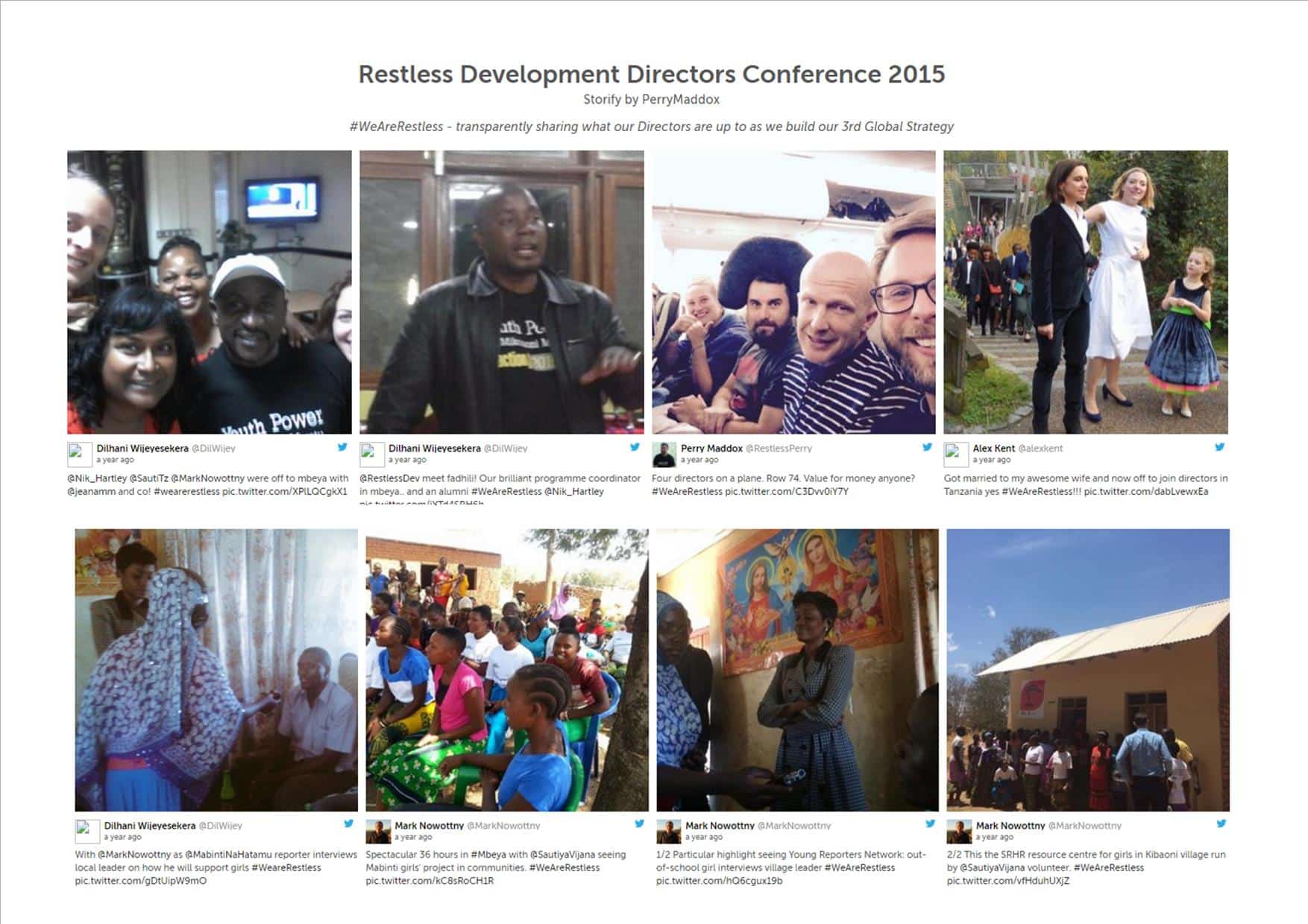 Director's conference Storify screengrab