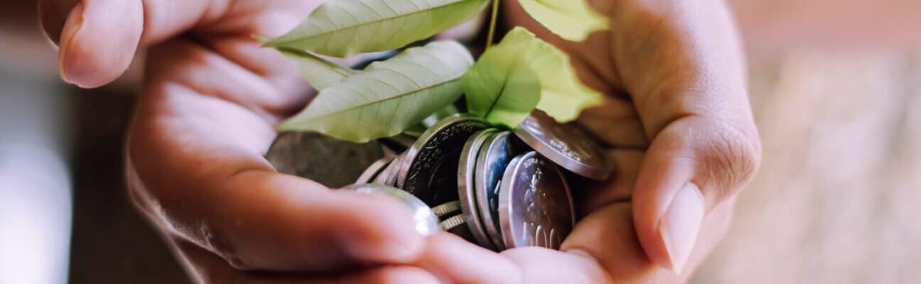 A Tree and Coins in a Hand