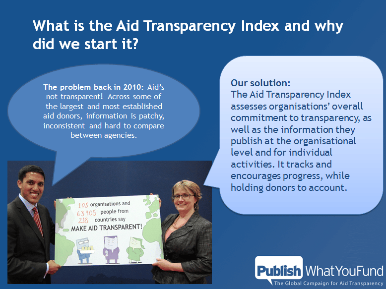 A powerpoint presentation from PWYCF Publish What You Can Fund Powerpoint Presentation