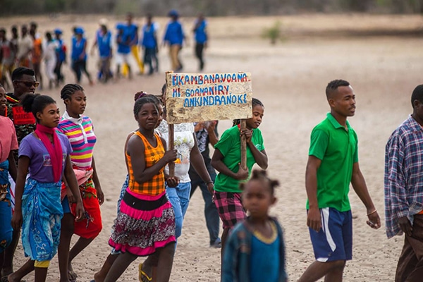 Parade to commemorate the Tahiry Honko Project