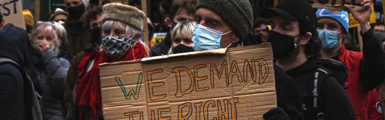 UK Protest, 2021.