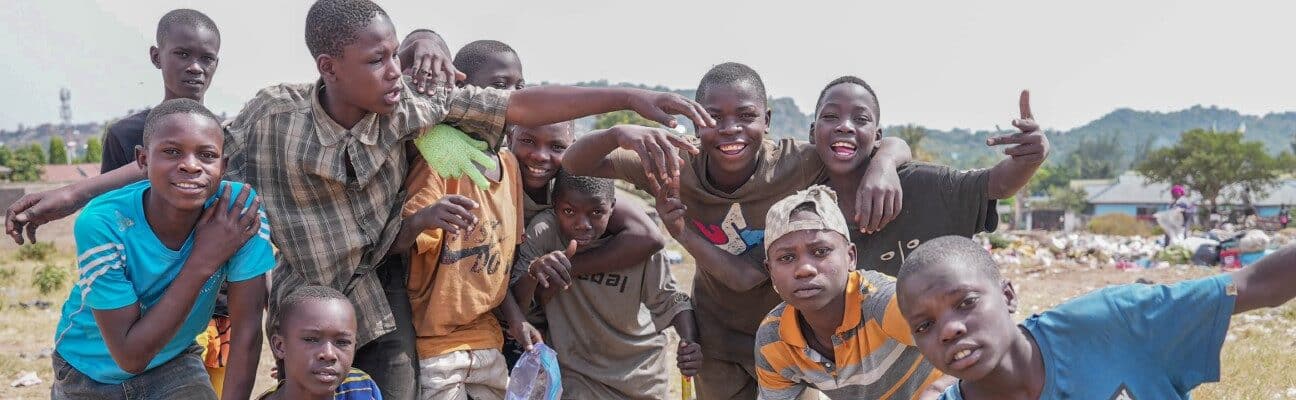 Children in Tanzania. Credit: Railway Children