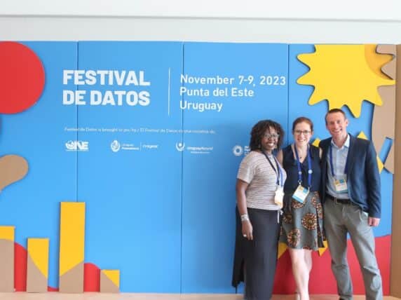 Sightsavers at Festival De Datos. credit: Caity Garvey from Data2x