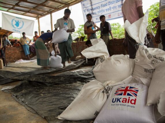 UK Aid grains. Credit: Anna Dubuis /DFID