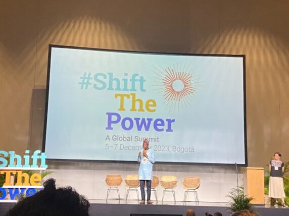 Speeches at the #ShiftThePower Conference. Credit: Lena Bheeroo