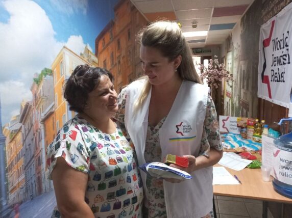 Ukrainian Organisation JCC Mazal Tov providing support in Zaporizhzhia