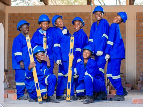 Trainees at BII Centre for Excellence. Credit: Build International