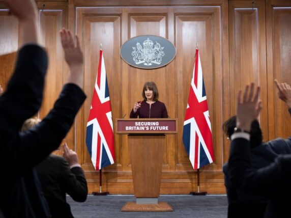 Chancellor Rachel Reeves holds a press conference in No 9 Downing Street, following her Spring Statement. Treasury. Picture by Kirsty O'Connor / Treasury