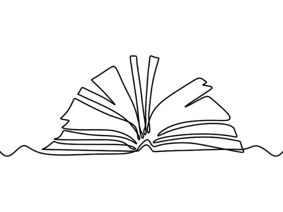 Illustration of an open book
