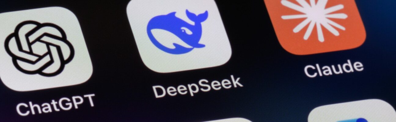 Artificial Intelligence AI Assistant Apps - ChatGPT, DeepSeek, Anthropic Claude, Perplexity, Google Gemini, Microsoft Copilot. Credit: Kenneth Cheung