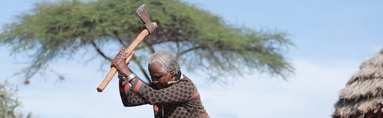 Jatani Guyo Jawe lives in Ego village in the Borena district of Dubluk. He is an elderly man who is currently supported by his children.. Admasu Brook / HelpAge International
