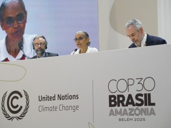 22.11.2025 - COP30 - Coletiva de Imprensa de encerramento da COP30 Local: Belém-PA Foto: Rogério Cassimiro/ MMA