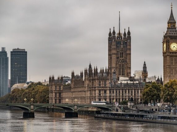 Bleak Morning in Westminster. Credit: Marc Barrot