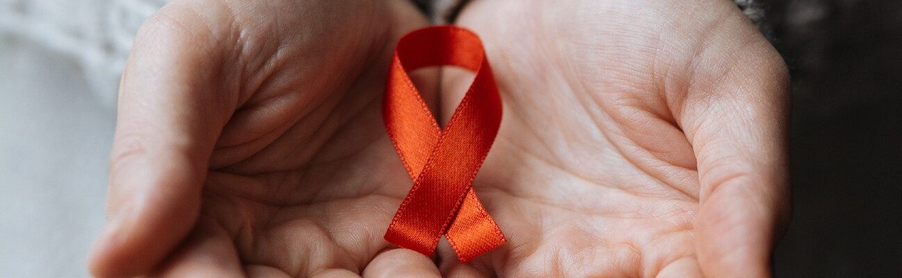 Aids commemoration ribbon