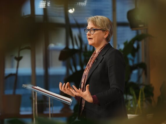 Foreign Secretary Yvette Cooper hosts “Hearing her voice” session relating to violence against woman and girls, in New York for the UK UN Presidency. Picture by Ben Dance / FCDO