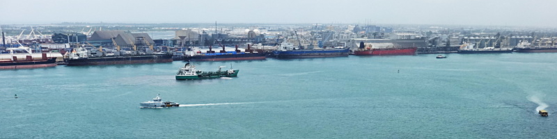 Apapa Port Complex in Lagos, Nigeria. Credit: Adedotun Ajibade