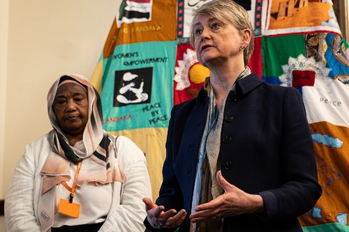 Foreign Secretary Yvette Cooper, co-host of the Global Partnerships Conference, at the FCDO/APPG on Sudan and South Sudan. Credit: Benjamin Hall/ FCDO / Flickr, CC BY 4.0