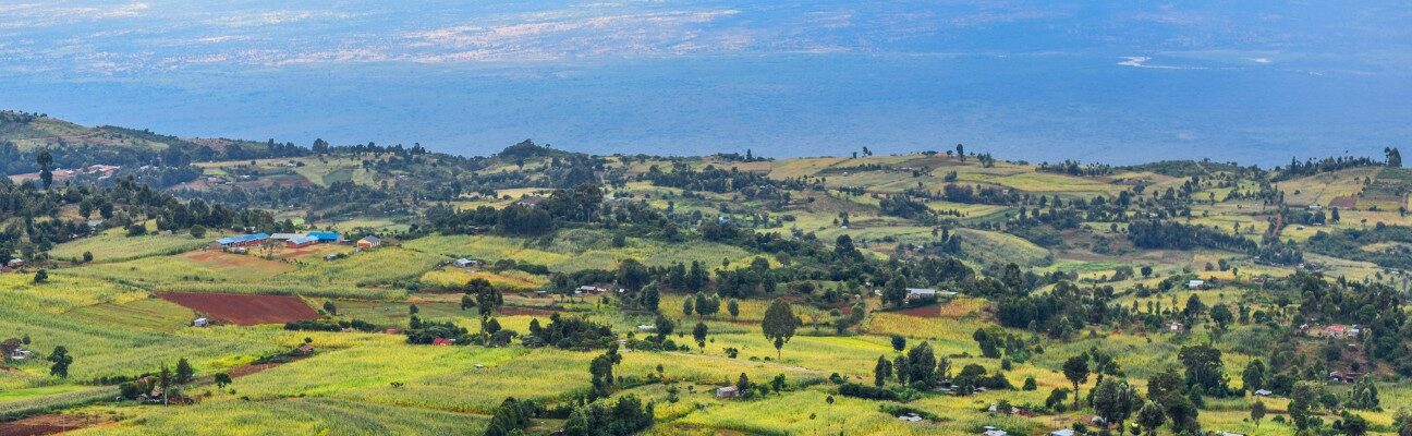 Kenya’s Kerio Escarpment of farm land. Credit: Jennifer Watson
