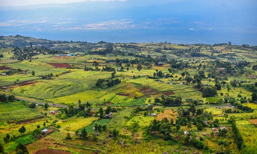 Kenya’s Kerio Escarpment of farm land. Credit: Jennifer Watson